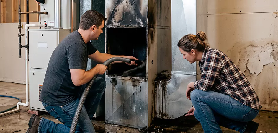Fire and Flood Duct Restoration in Fort Worth, TX