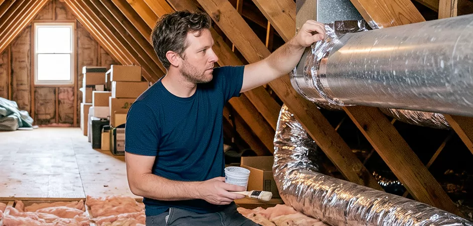 Duct Board Leak Repair in Fort Worth