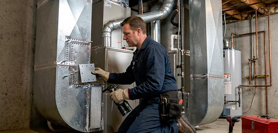 Supply and Return Plenum Repair in Fort Worth