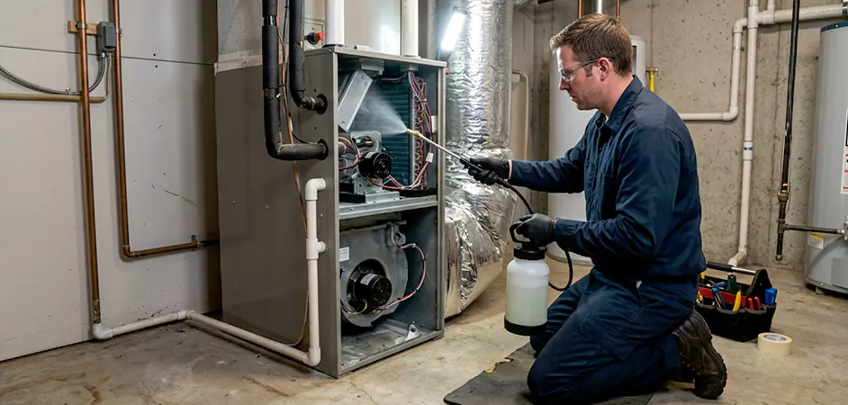 Air Handler Antimicrobial Treatment in Fort Worth