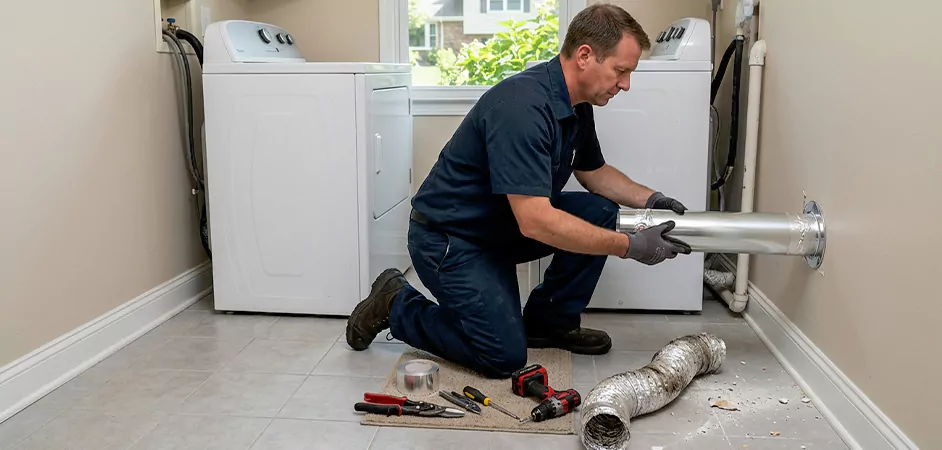 Dryer Vent Replacement in Fort Worth