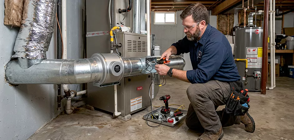 Booster Fan Installation in Fort Worth