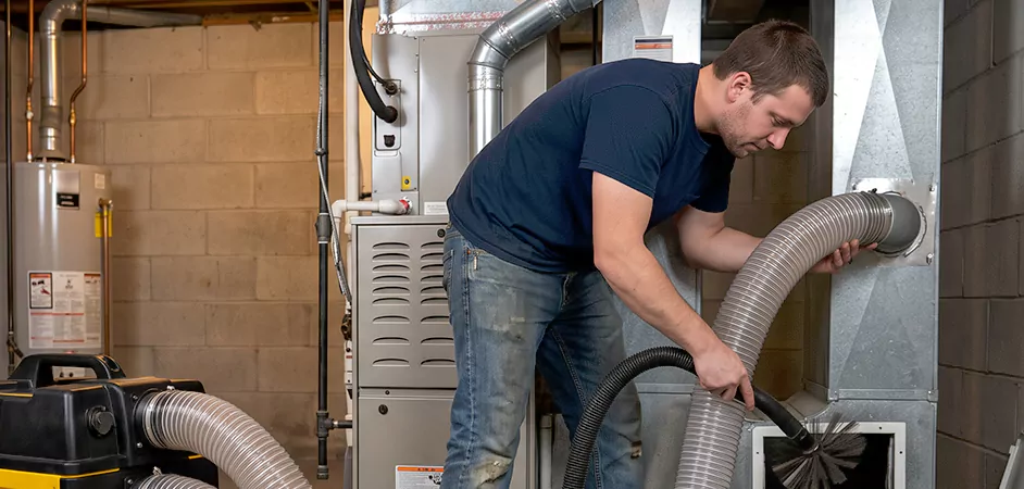 Negative Pressure Duct Cleaning for Large and Long Duct Systems in Fort Worth