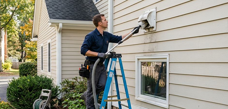 Exterior Vent Cap Cleaning in Fort Worth